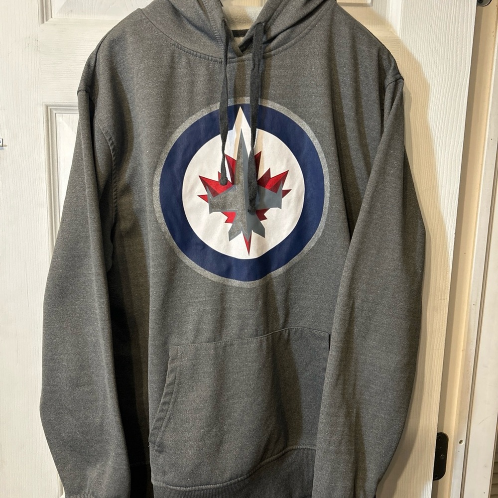 Fanatics Gray Winnipeg Jets Hoodie